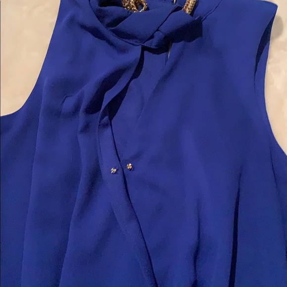 Elegant look blue romper - Picture 4 of 5